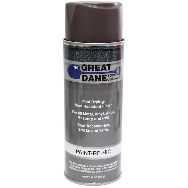 The Brush Man Roofing Spray Paint, Hickory, 12 PK PAINT-RF-HIC - main